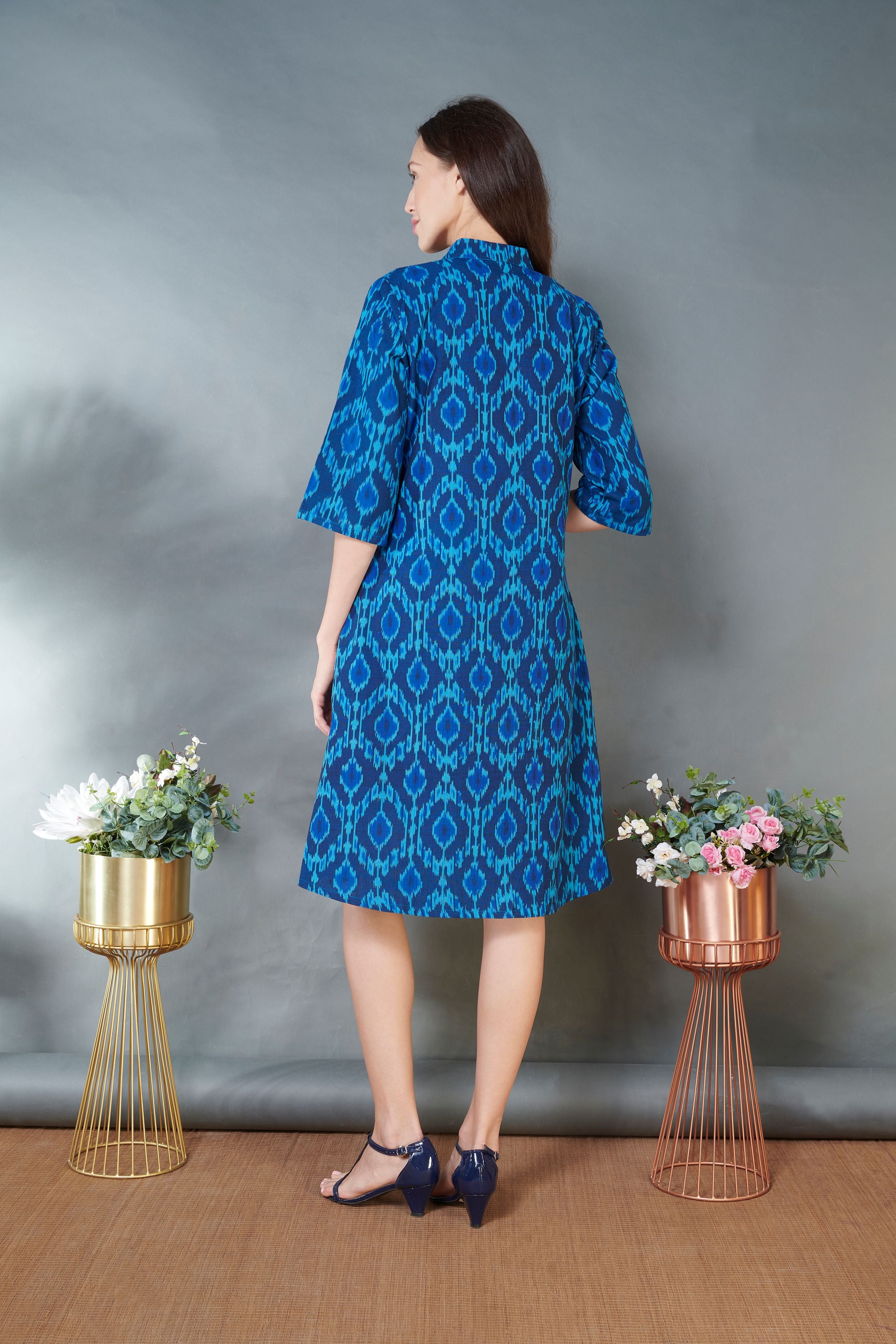 Ikat Jacket Dress