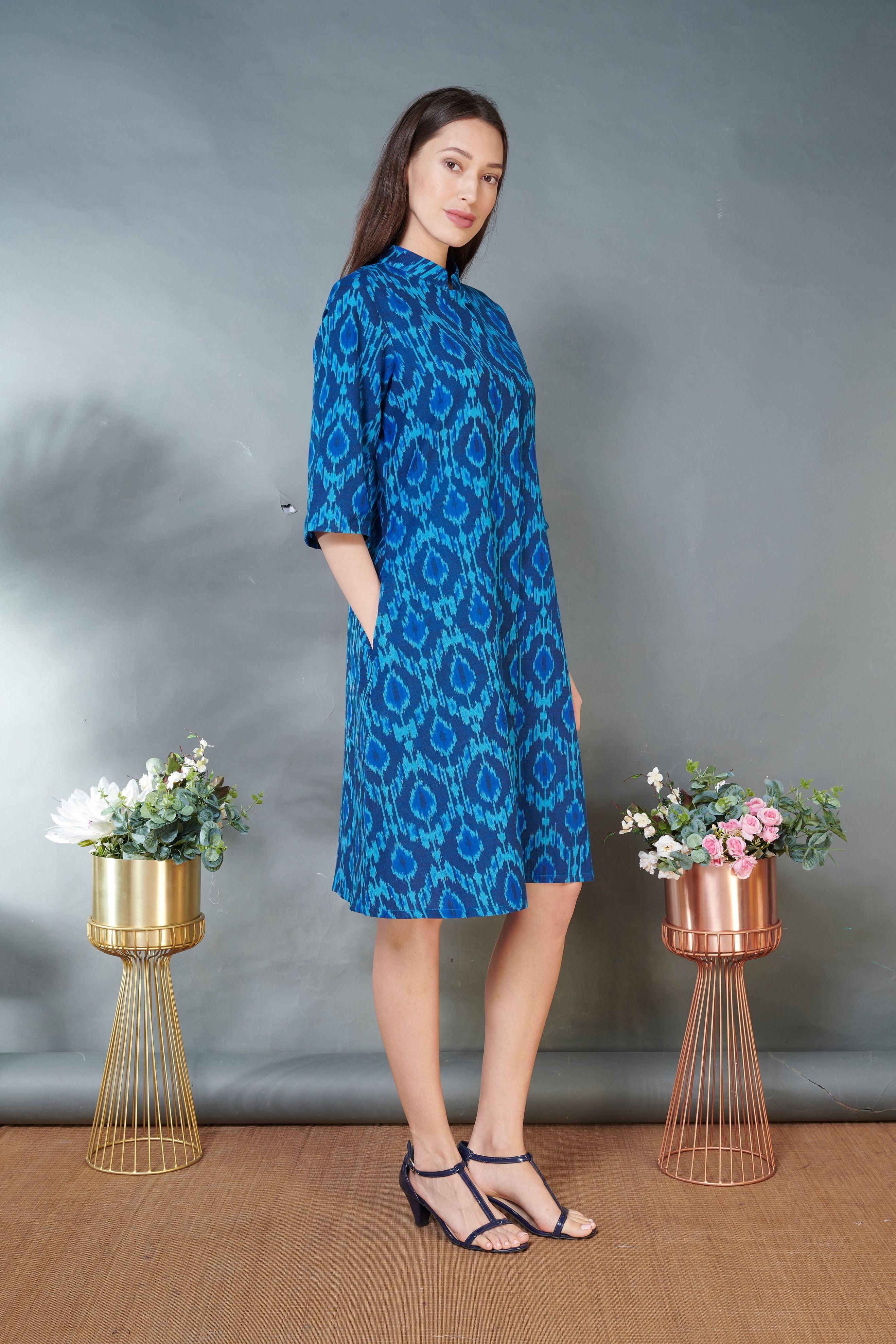 Ikat Jacket Dress