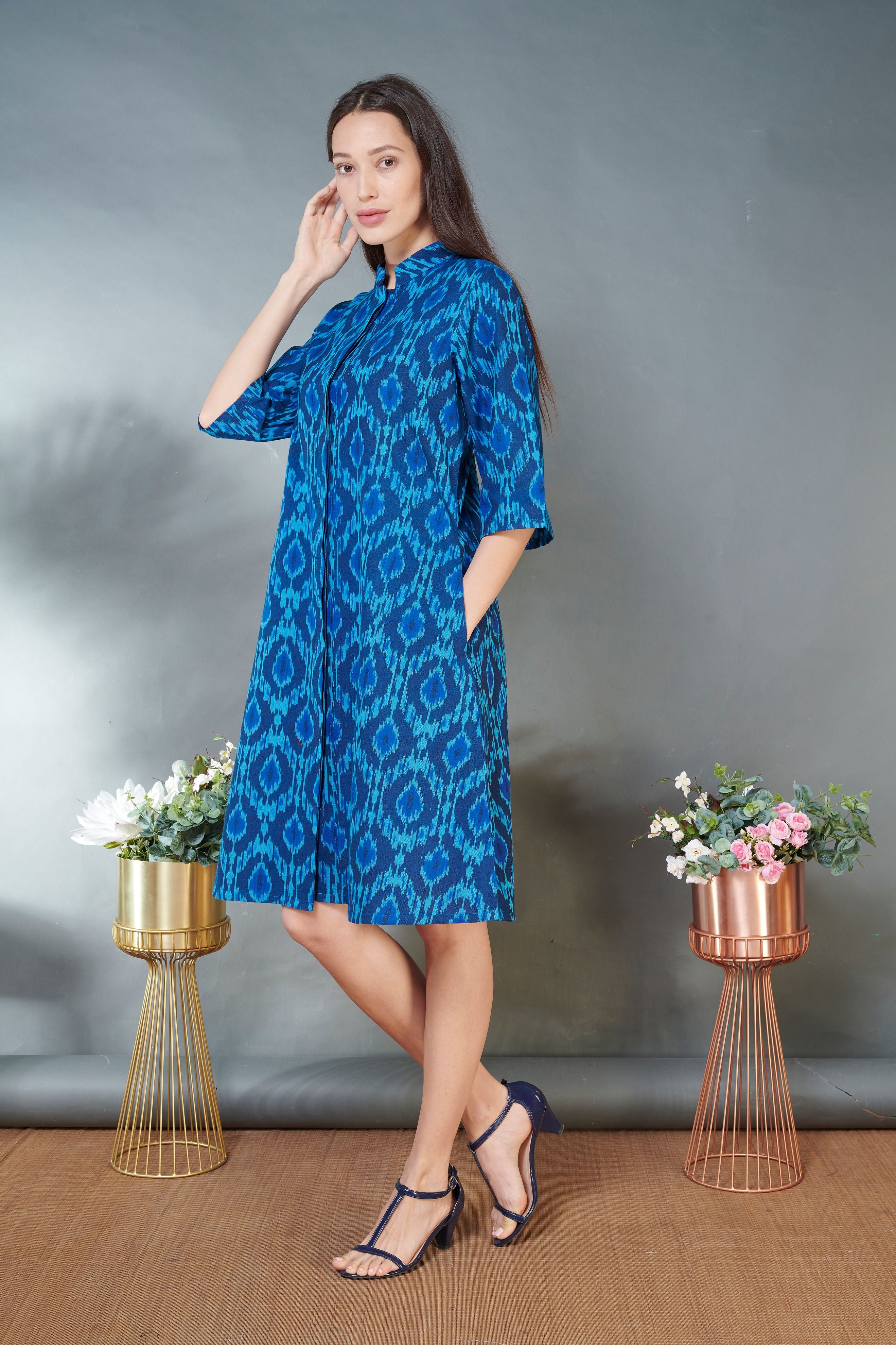 Ikat Jacket Dress