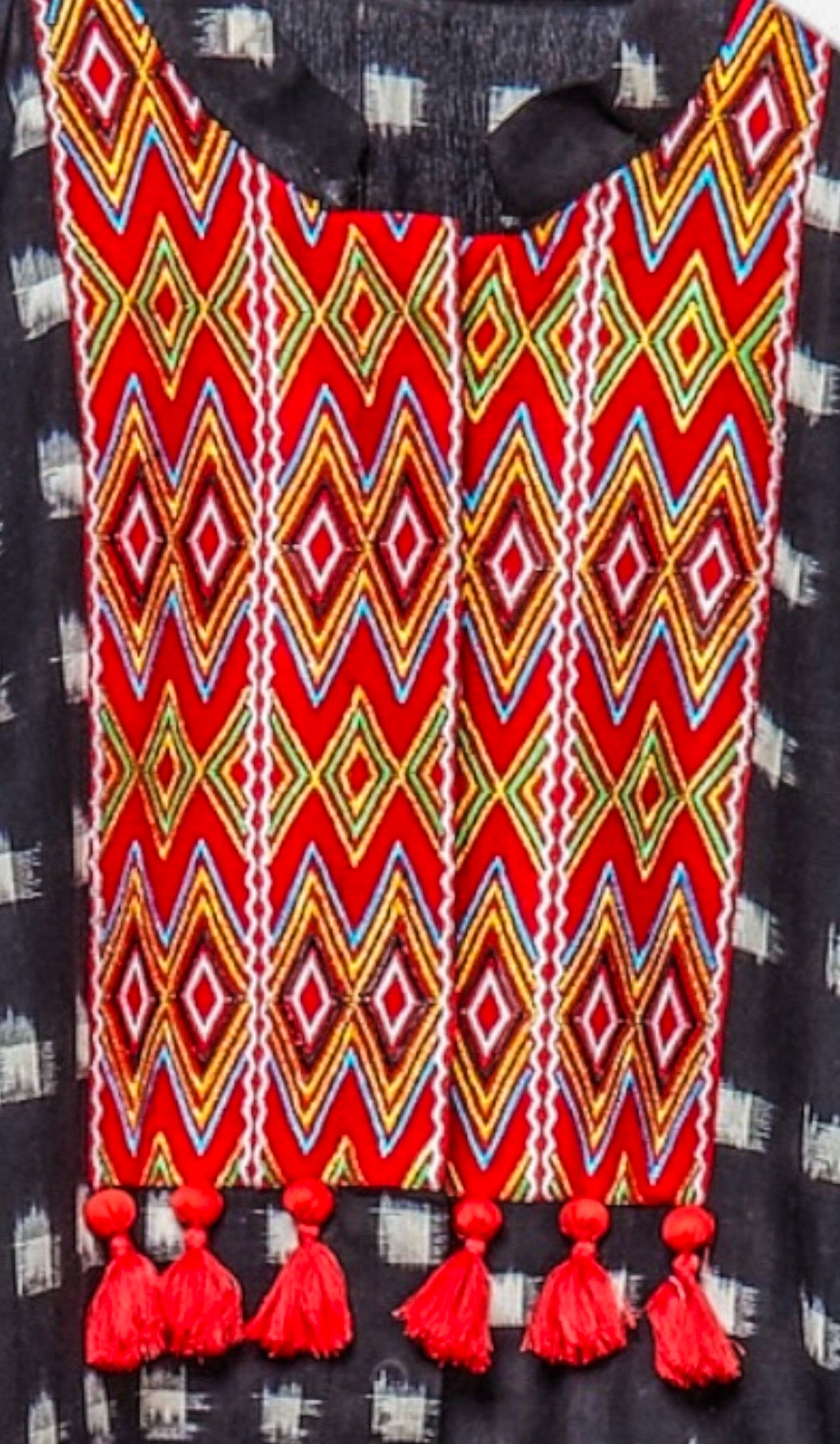 Mishmi Ikat Jacket Dress