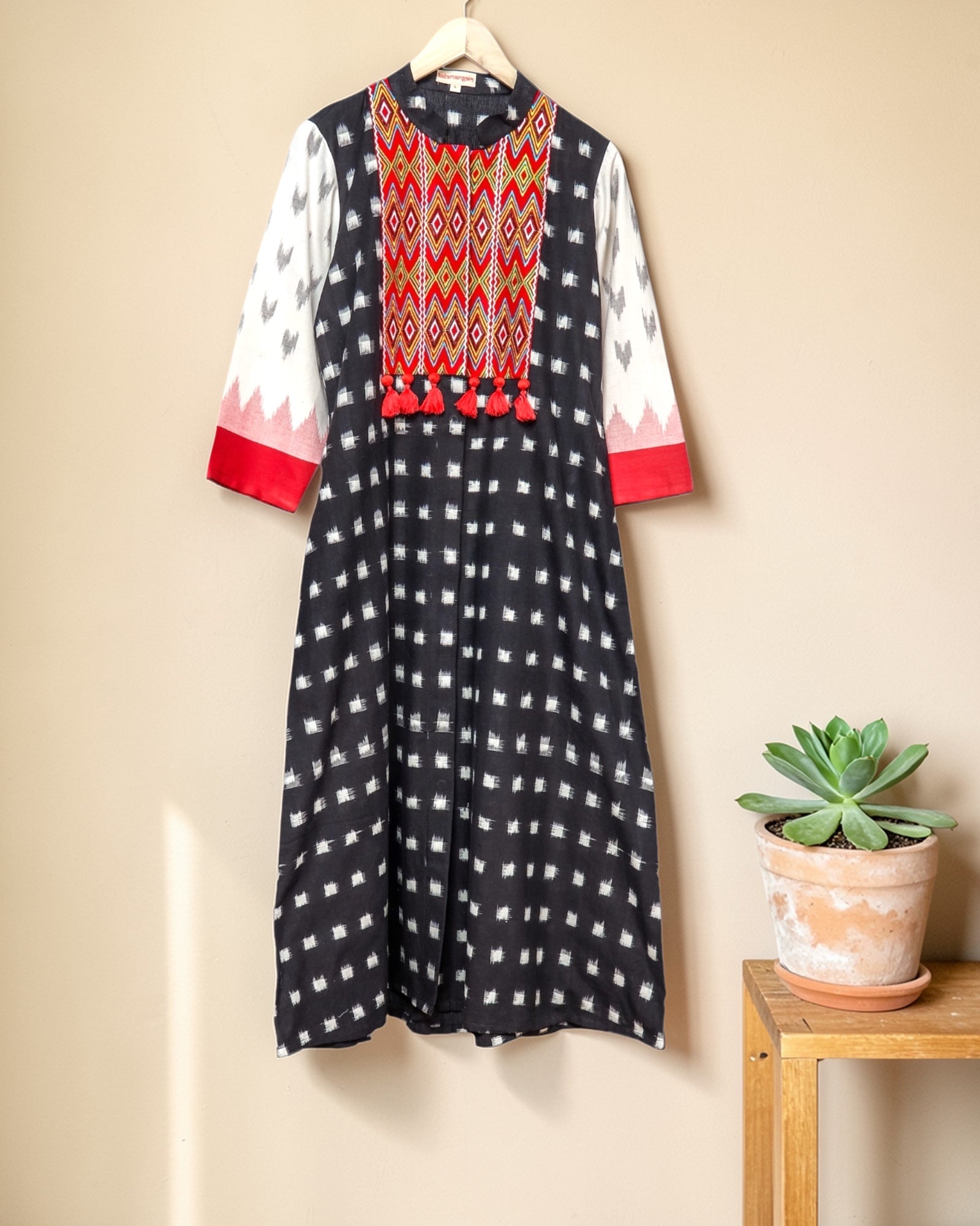 Mishmi Ikat Jacket Dress