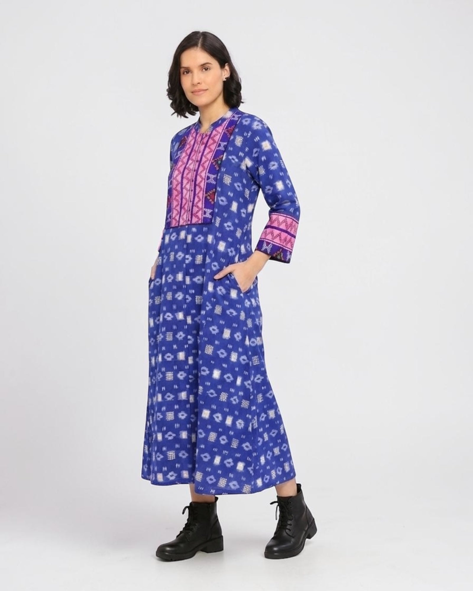 Mizo Ikat Jacket Dress