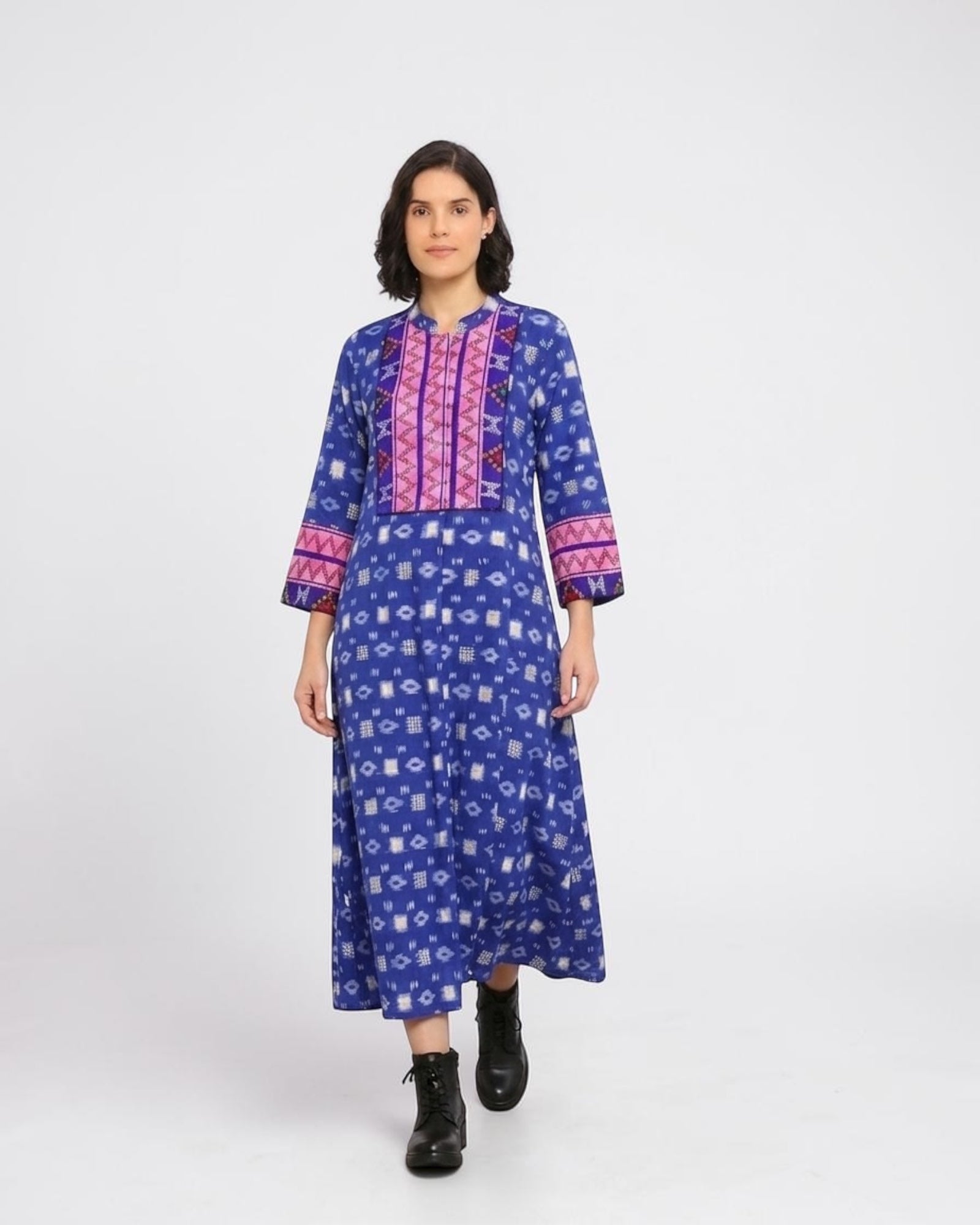 Mizo Ikat Jacket Dress