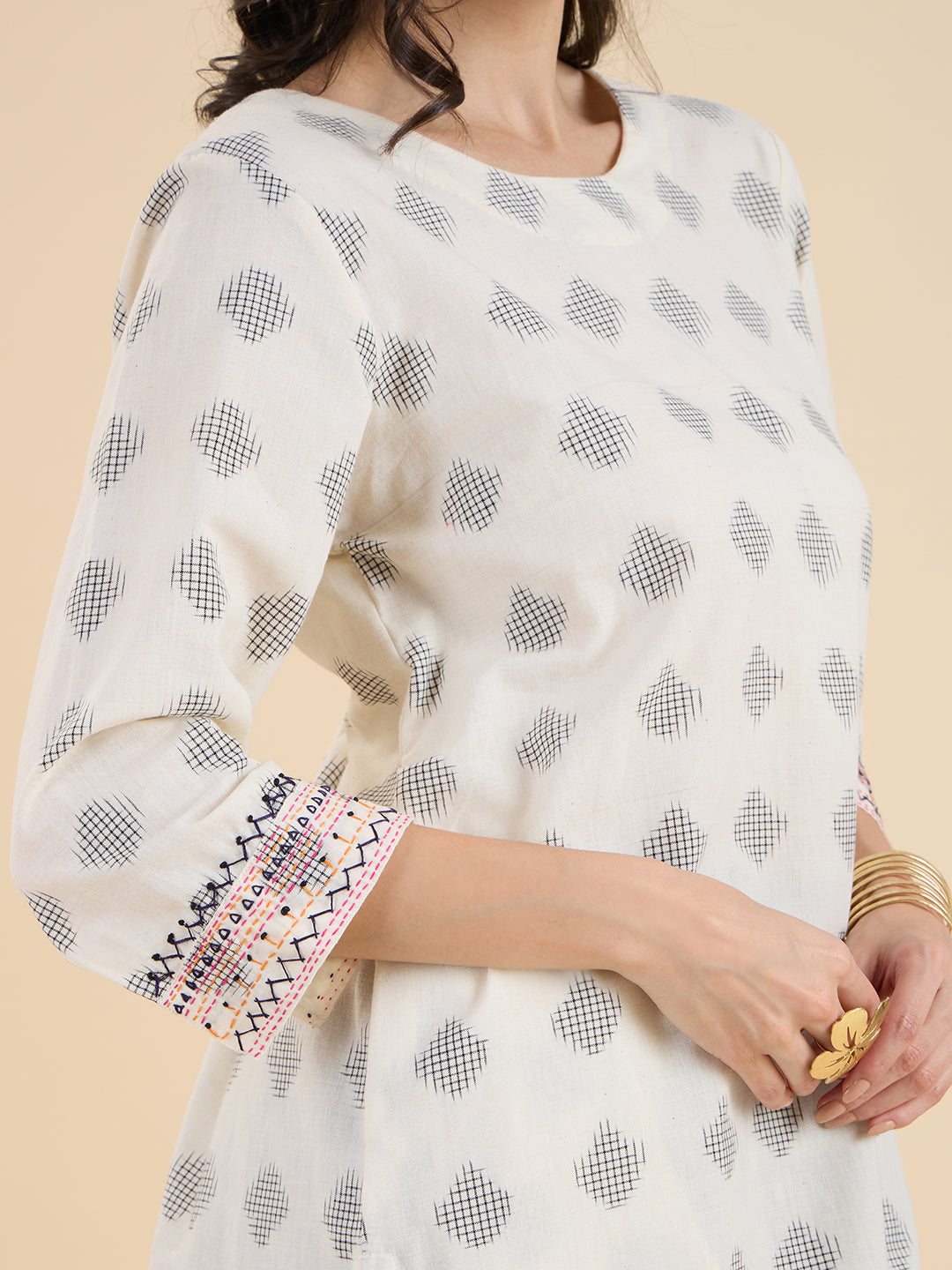 Ikat Bandhej Coord Set
