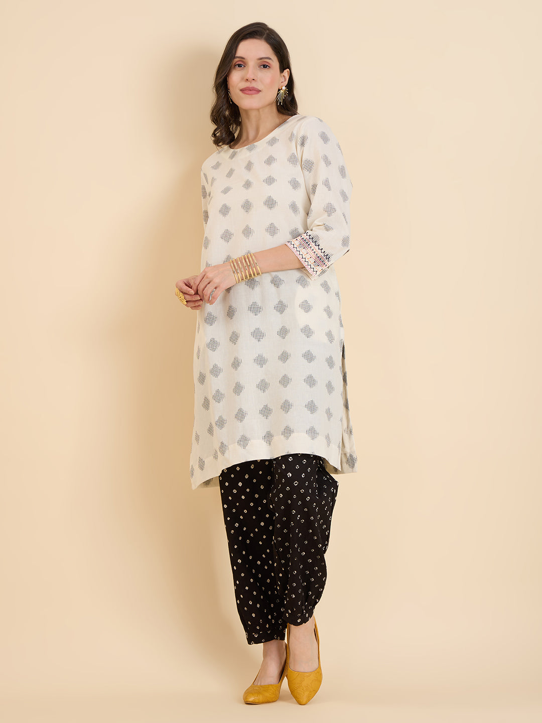 Ikat Bandhej Coord Set