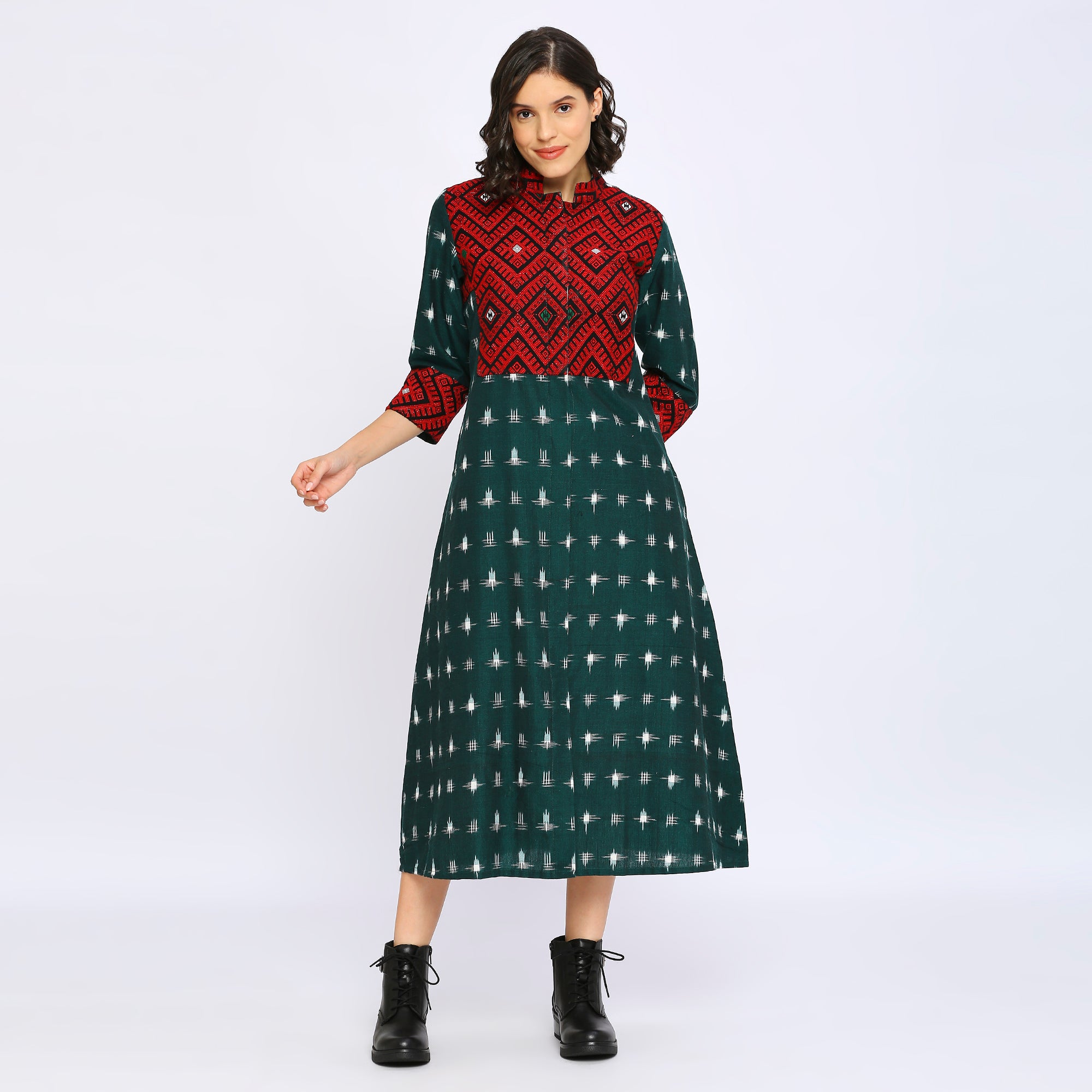 Mishmi Ikat Dress