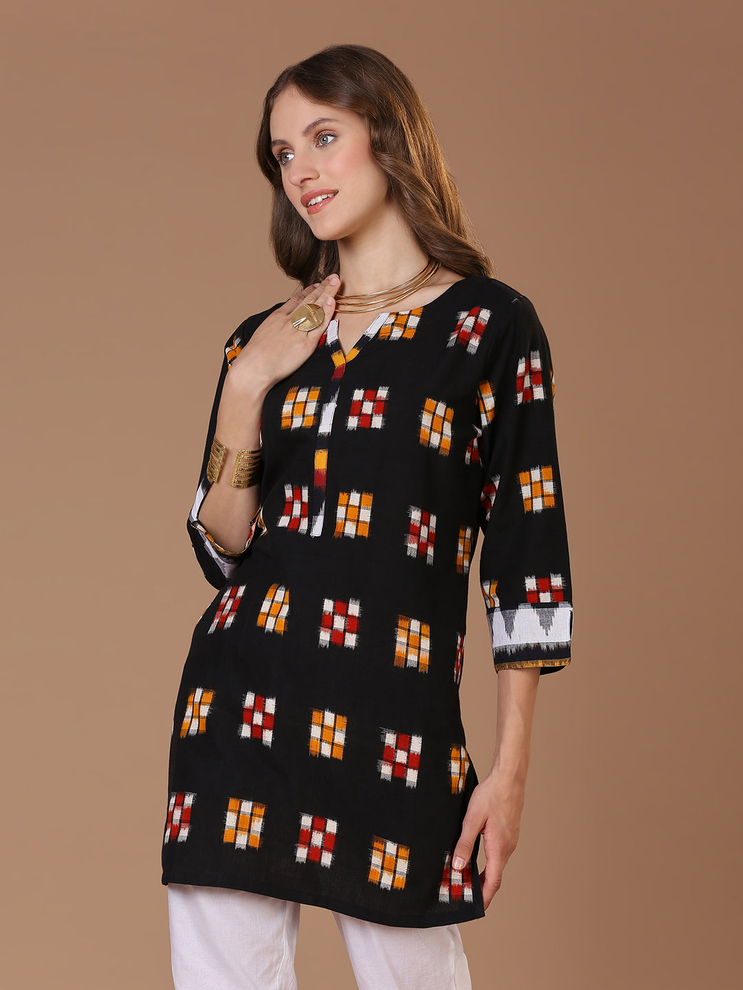 Double Ikat Kurta
