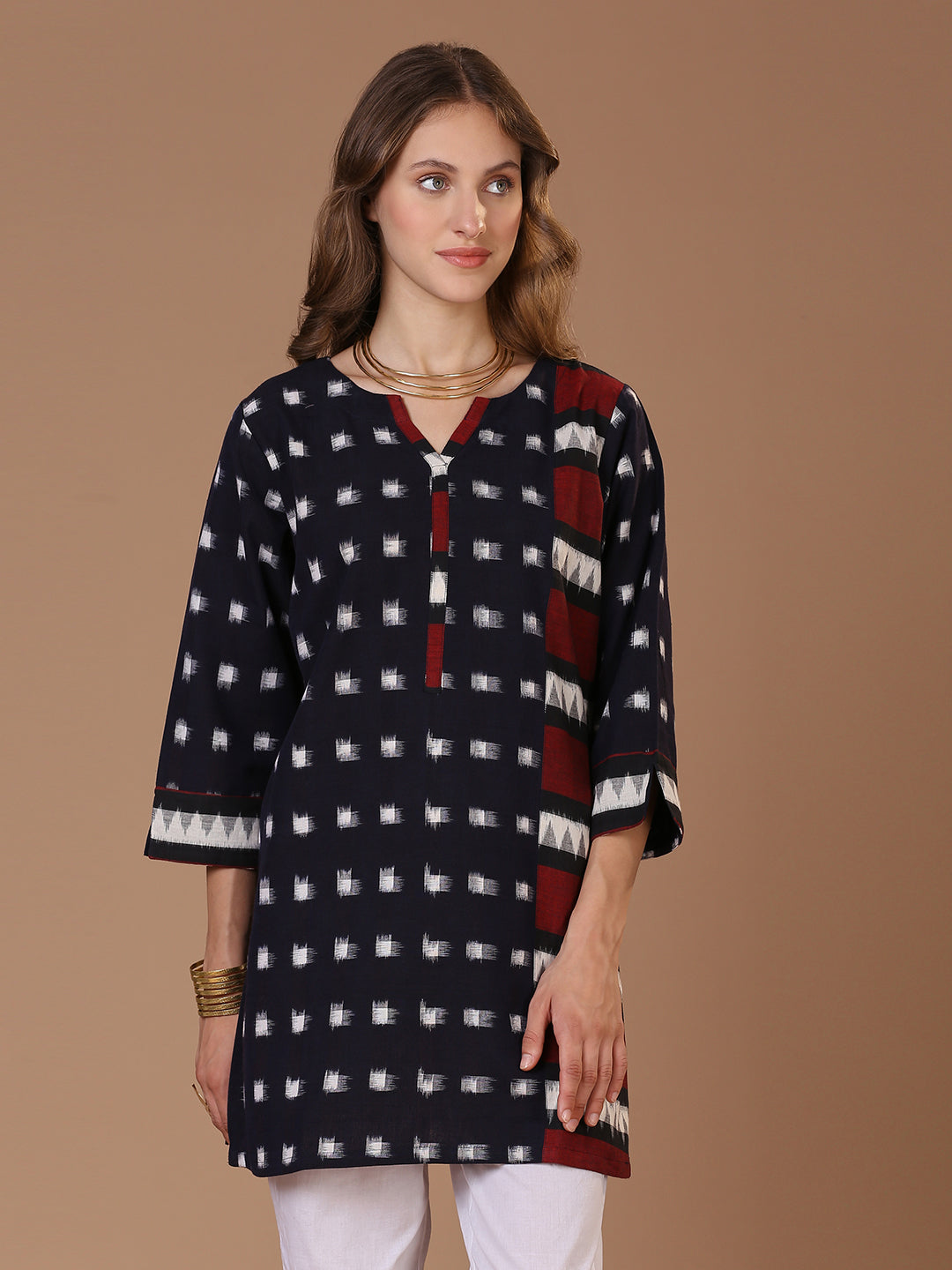 double Ikat Kurta