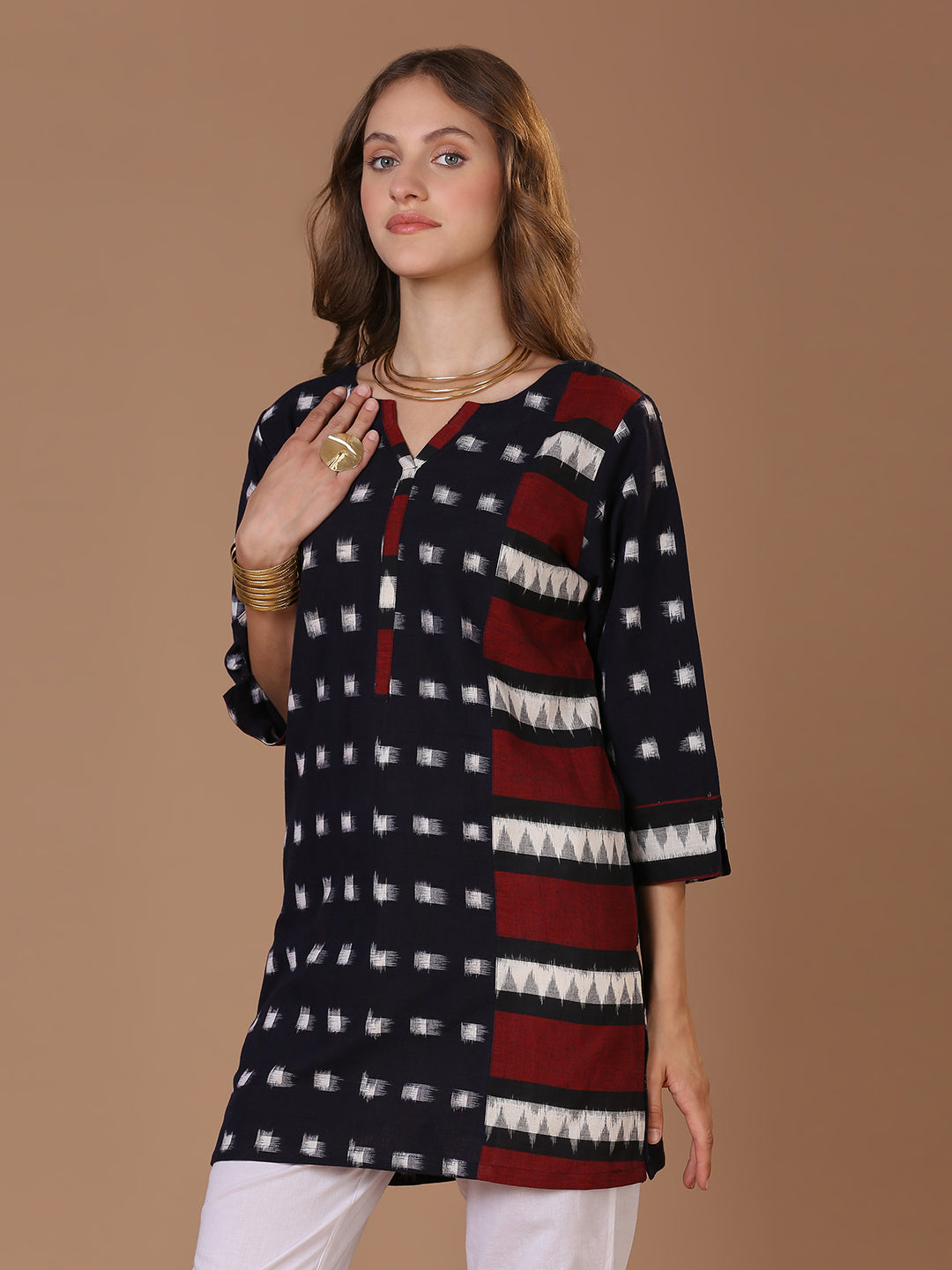 double Ikat Kurta