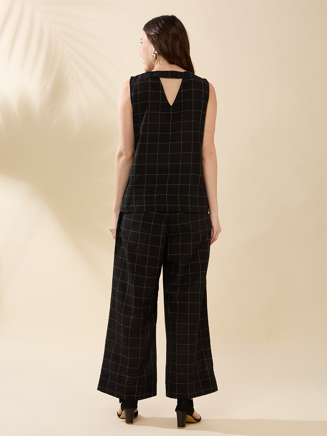 Black Handloom Coord Set