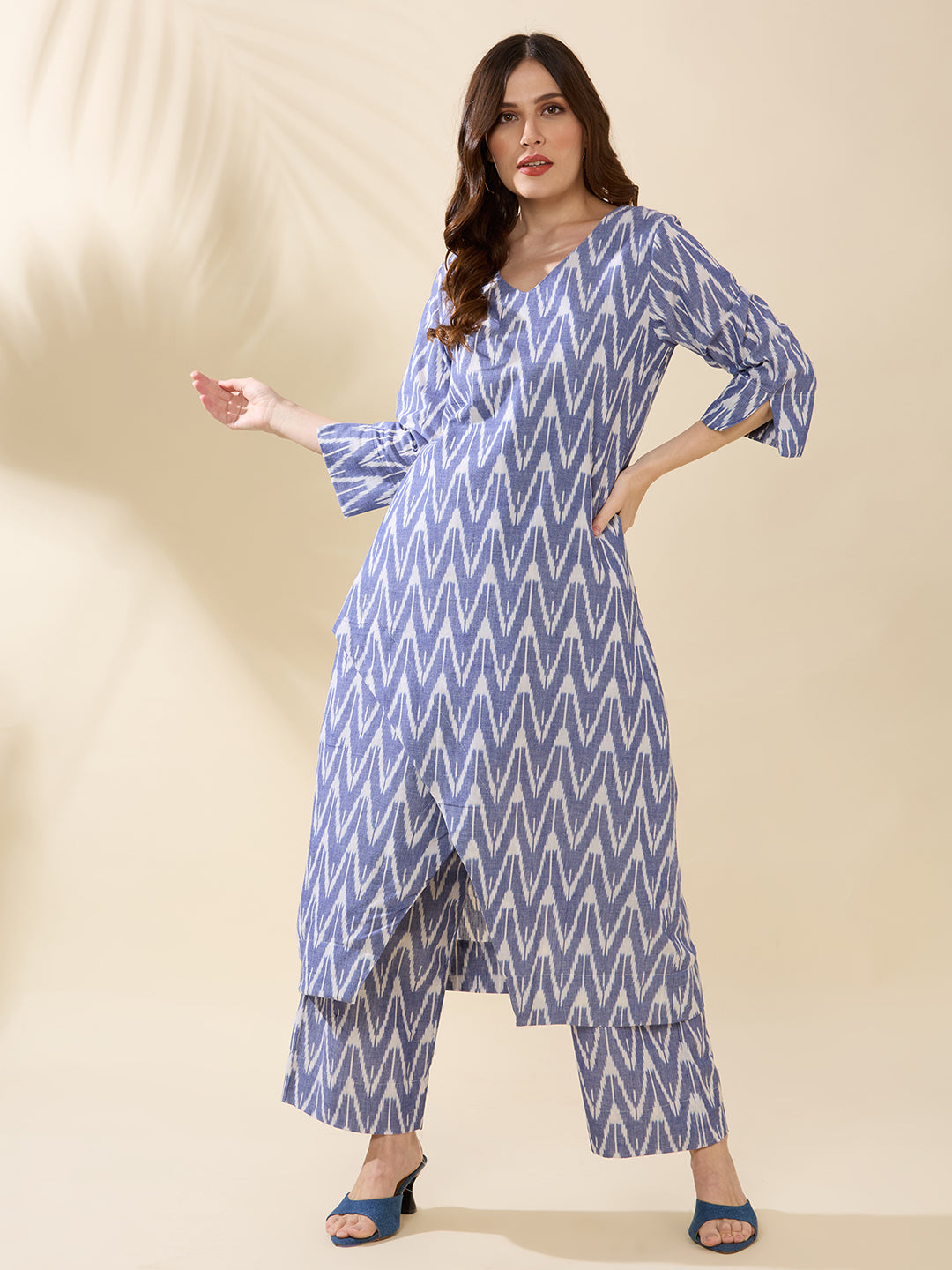 Chambray Ikat Coord Set