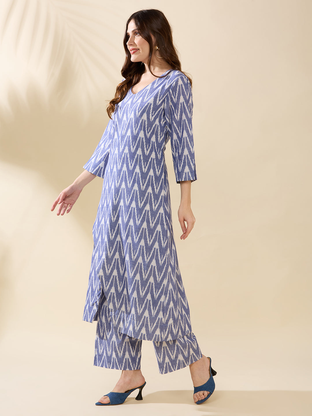 Chambray Ikat Coord Set