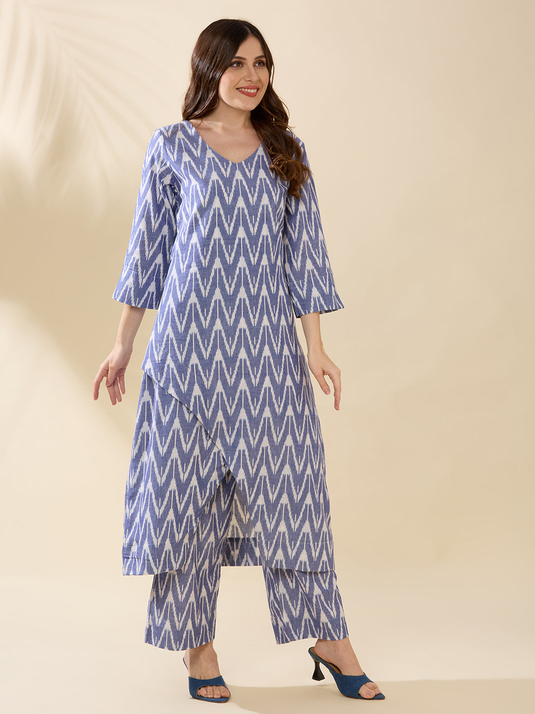 Chambray Ikat Coord Set