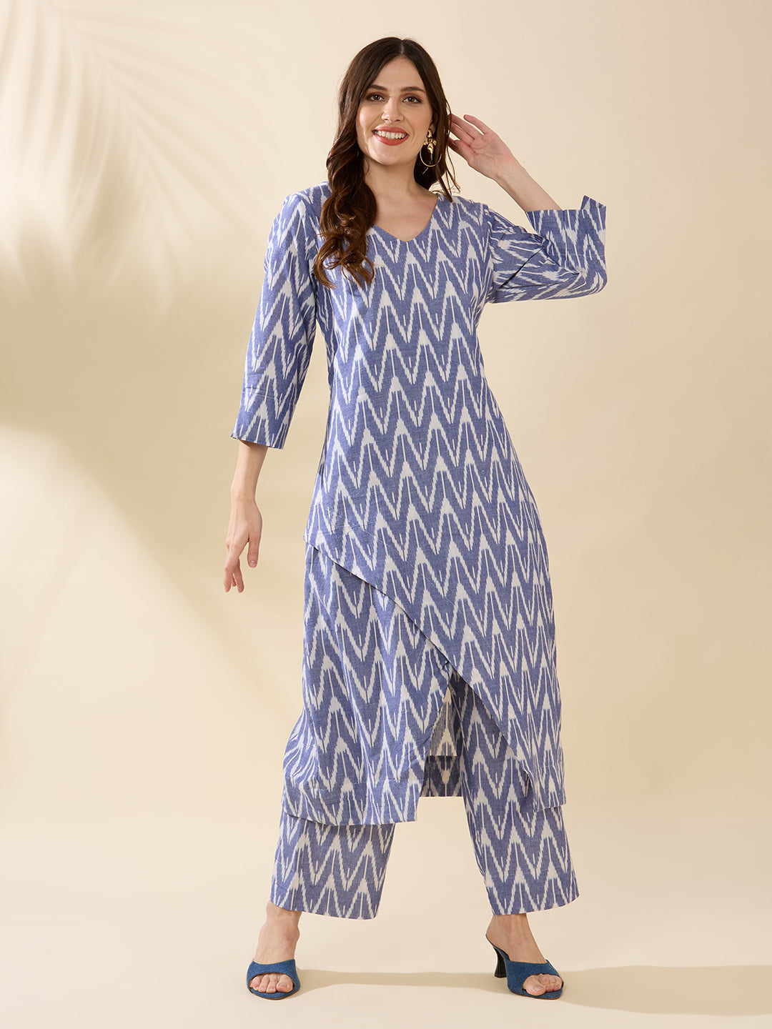 Chambray Ikat Coord Set