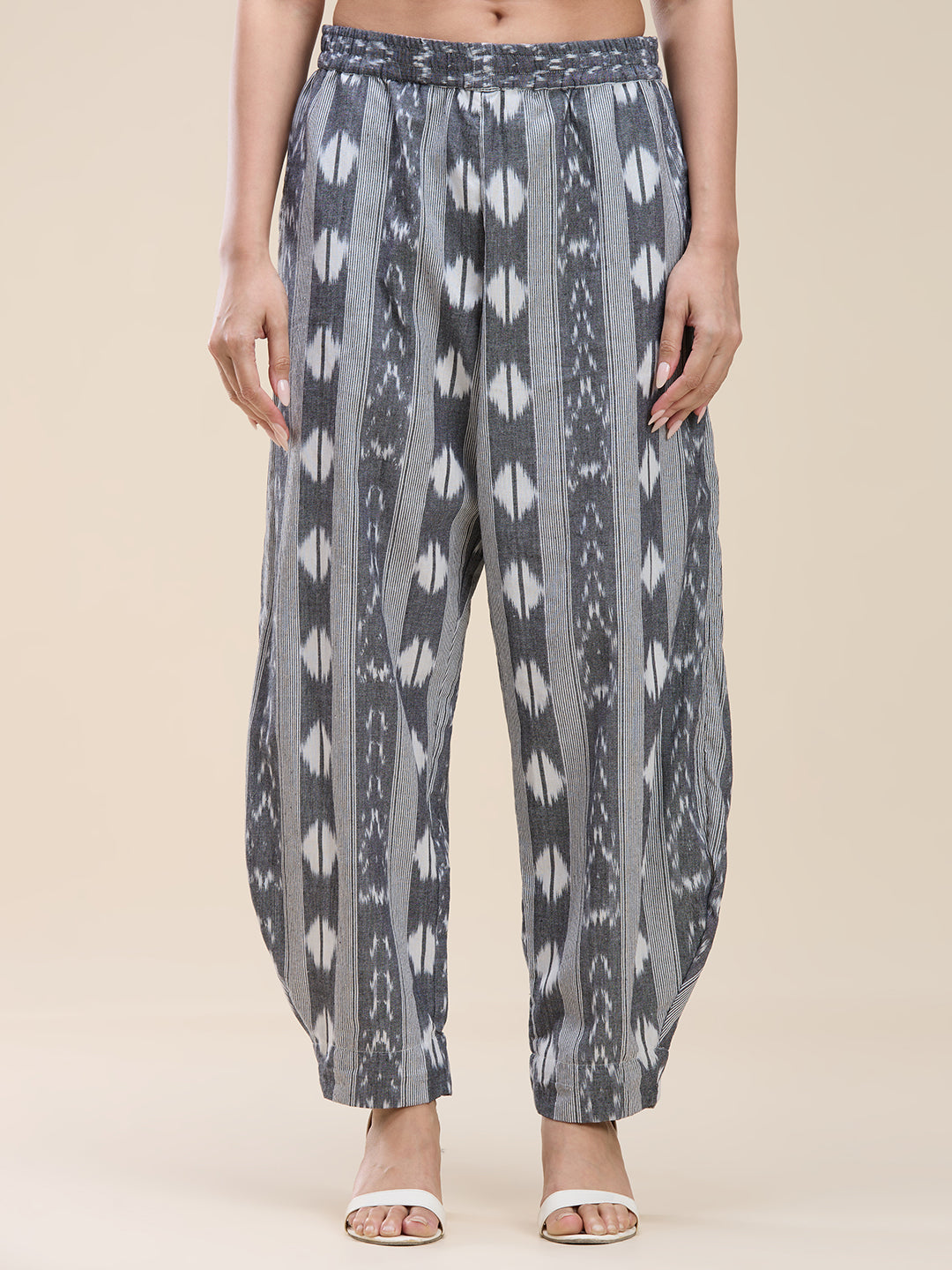 Grey Ikat Coord Set