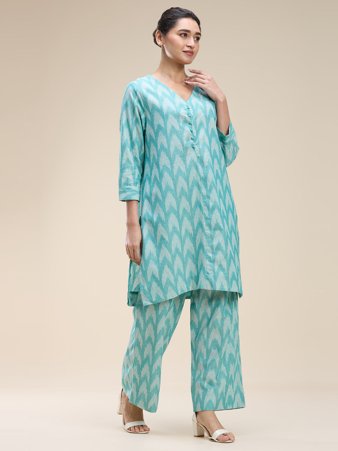 Sea Ikat Coord Set
