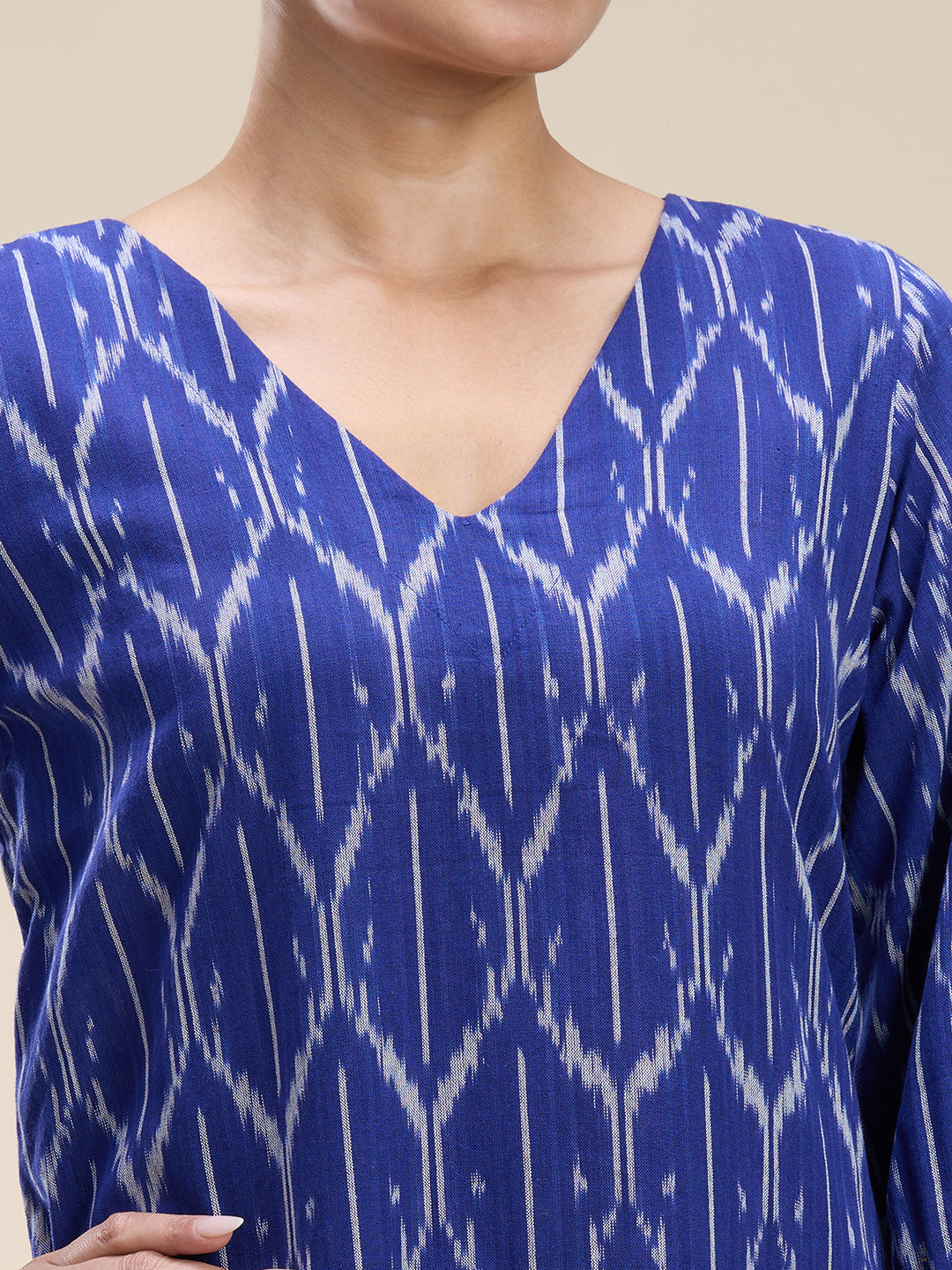 Indigo Ikat Coord Set