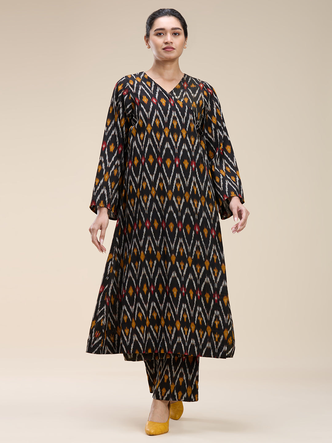 Ikat Angrakha Set