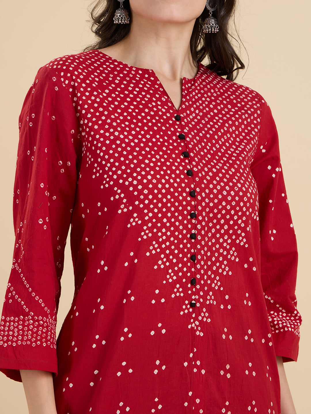 Bandhej Ikat Coord Set