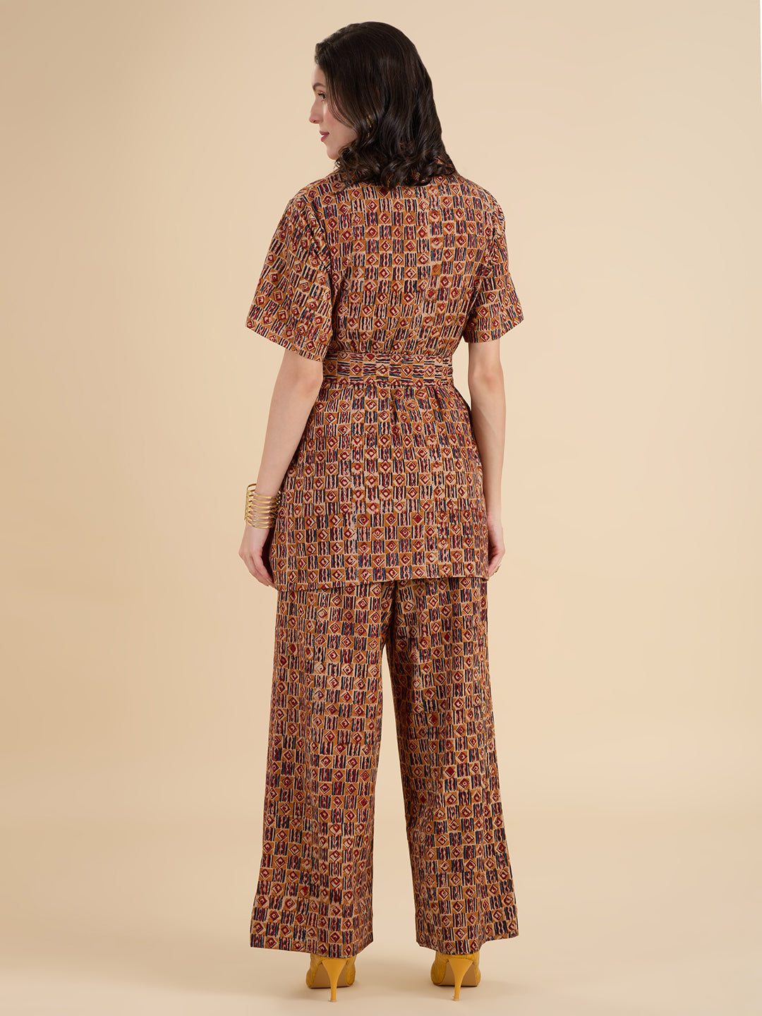 Kalamkari Blazer Coord Set