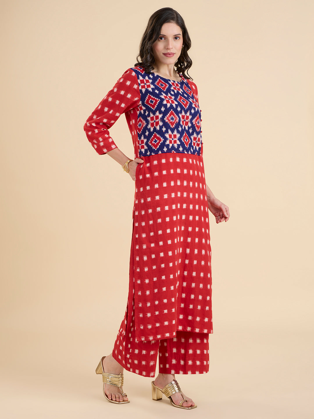 Telia Rumal Coord Set