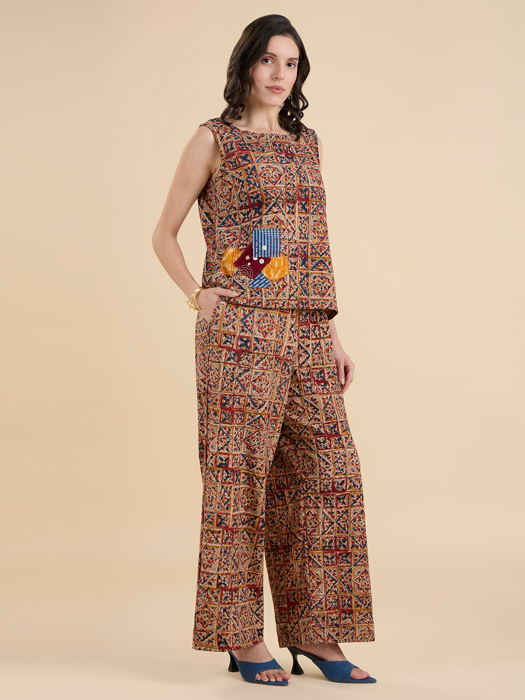 Kalamkari Coord Set