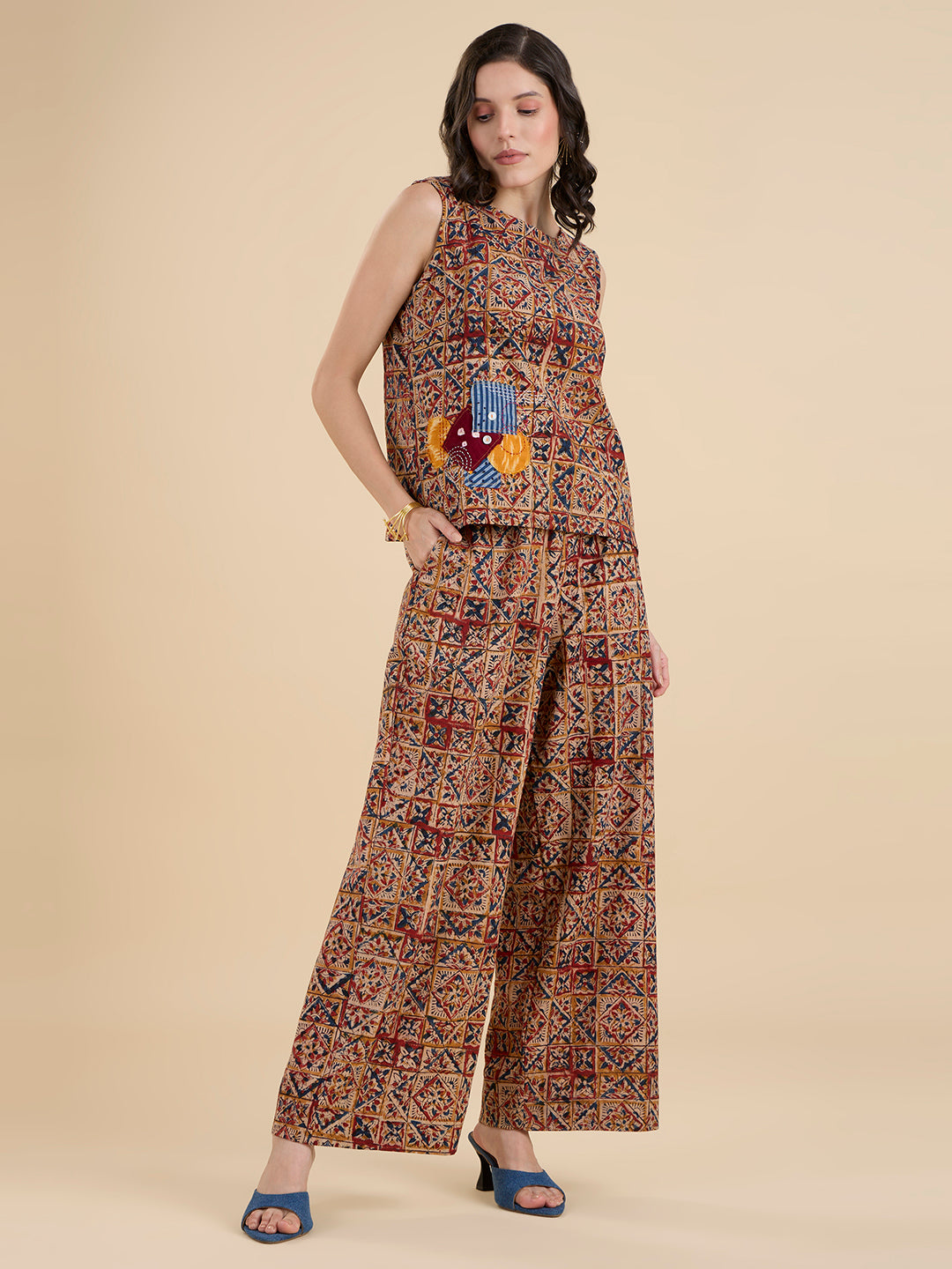 Kalamkari Coord Set