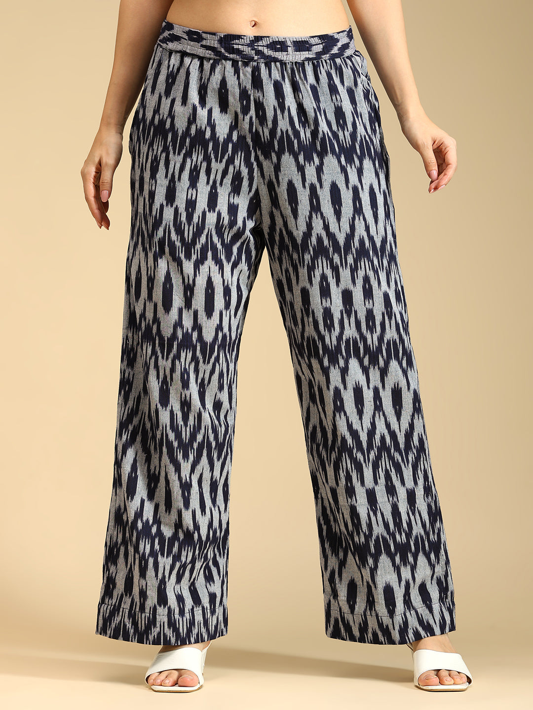 Pink Telia Rumal Ikat Coord Set