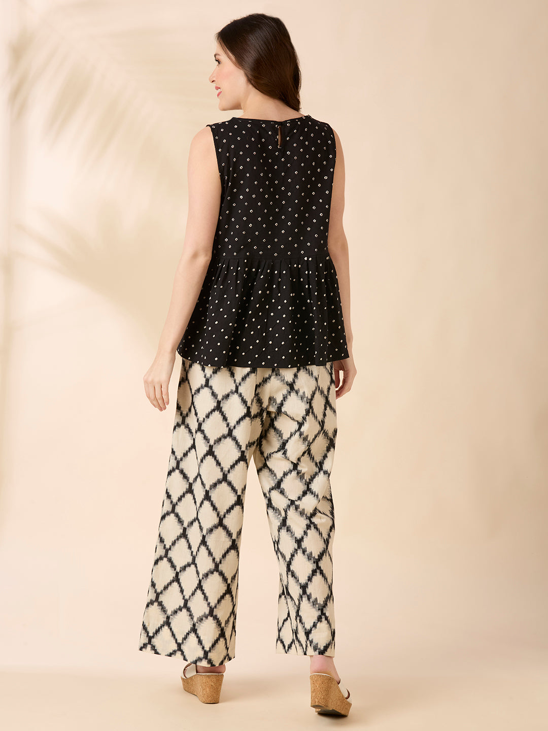 Bandhej Ikat Coord Set