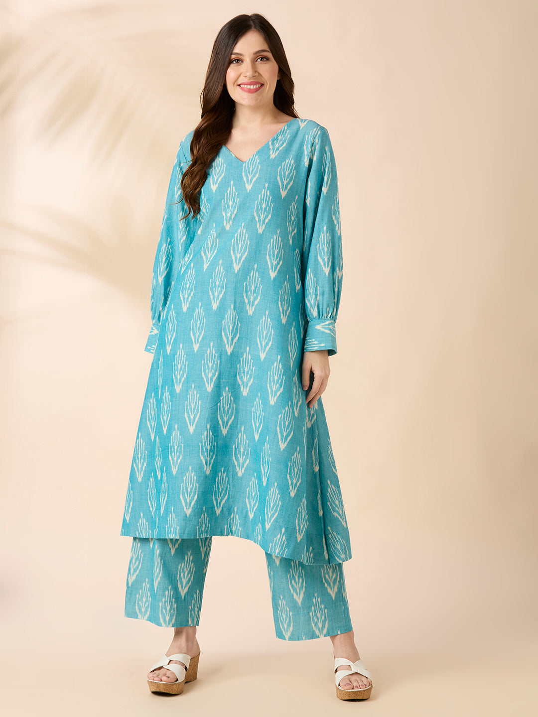 Blue Sky Ikat Coord Set