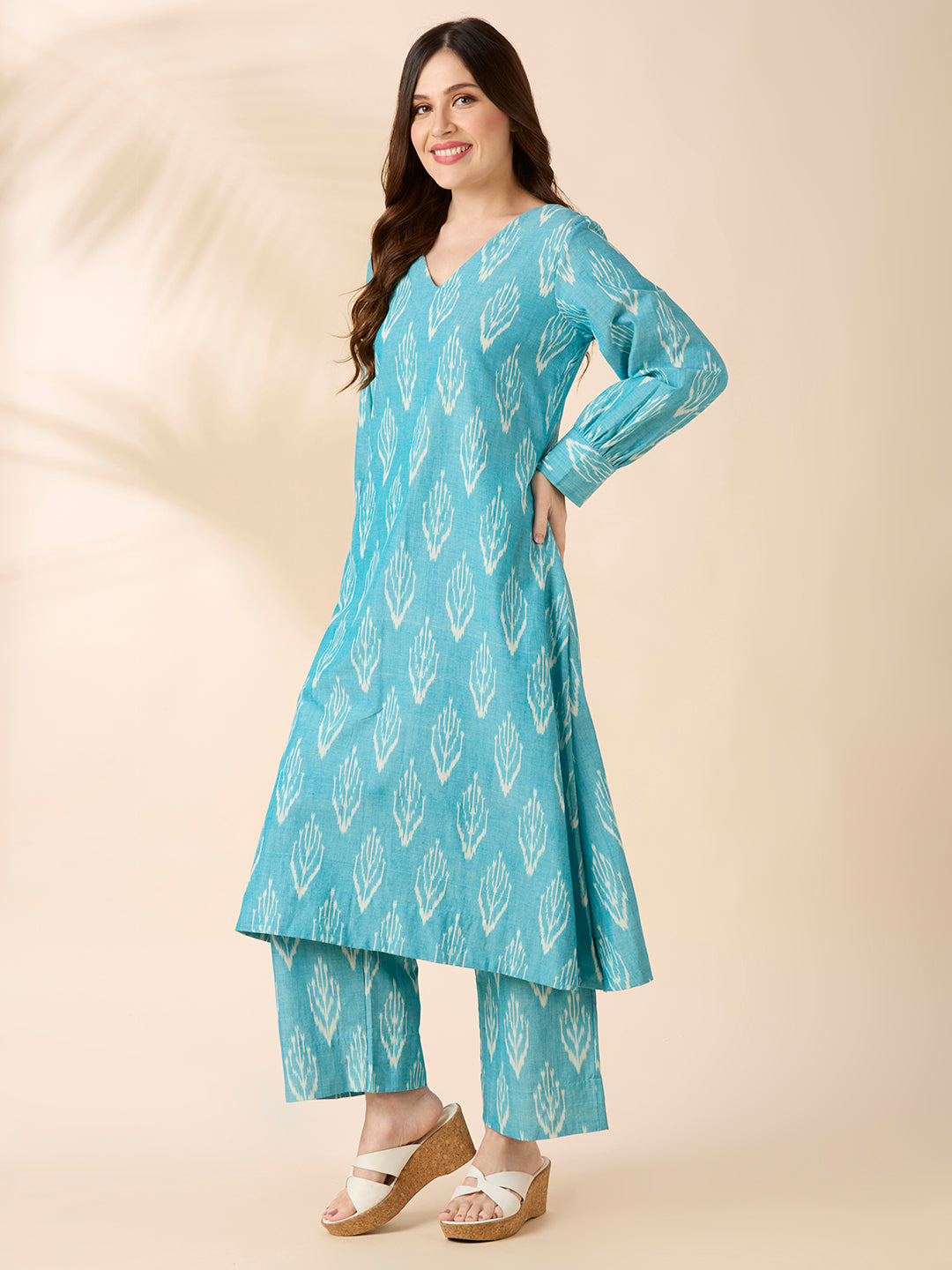 Blue Sky Ikat Coord Set