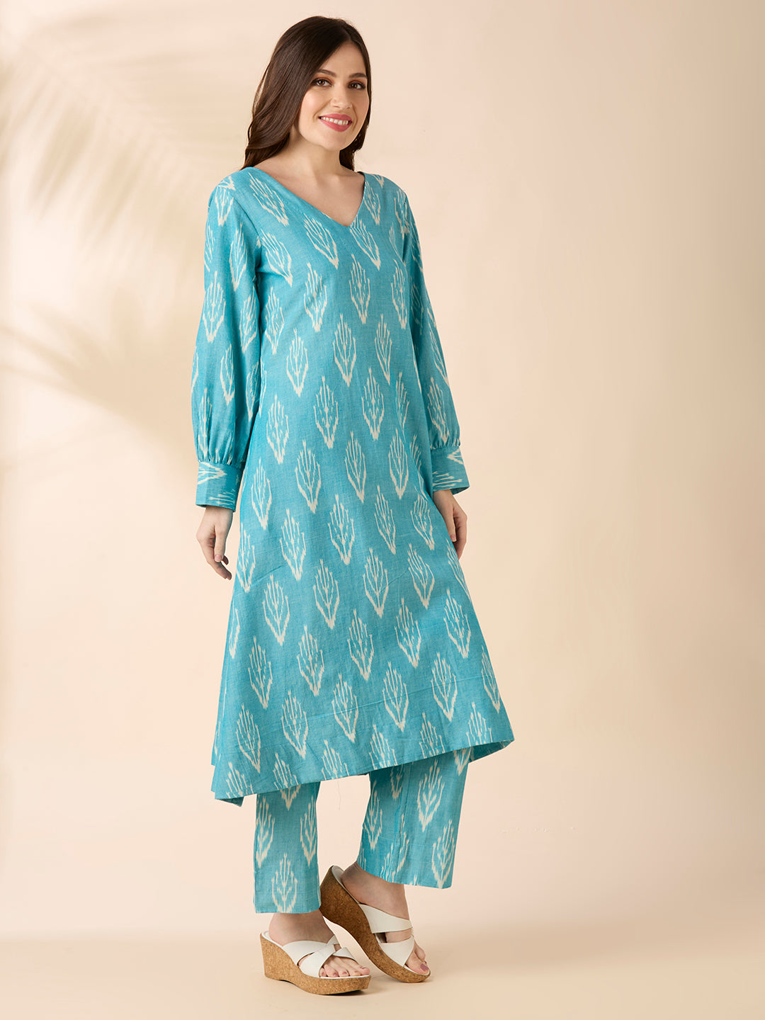 Blue Sky Ikat Coord Set