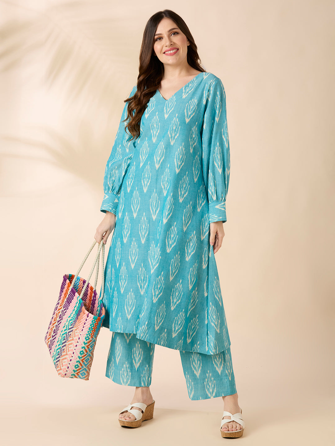 Blue Sky Ikat Coord Set