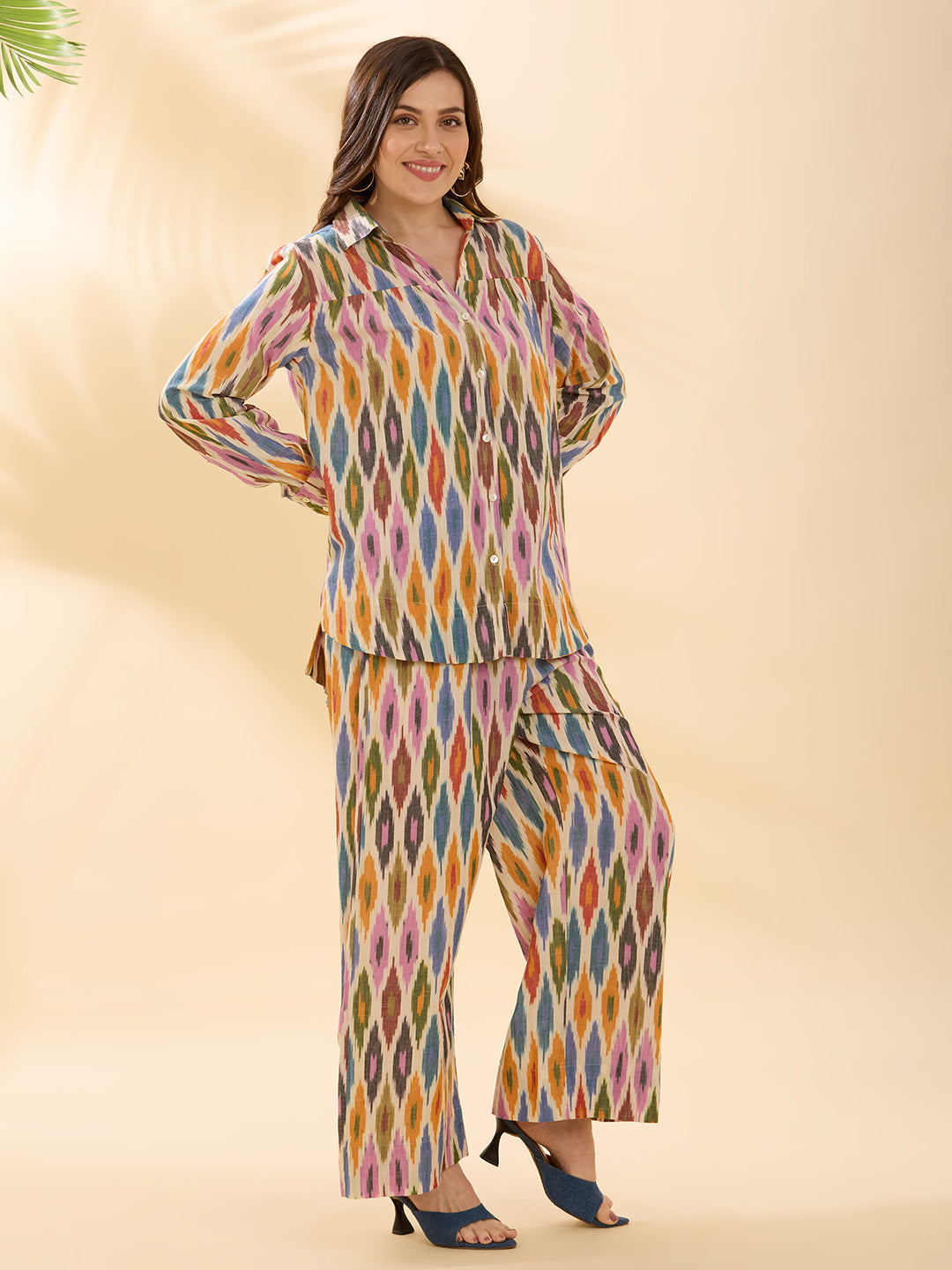 Candy Ikkat Coord Set