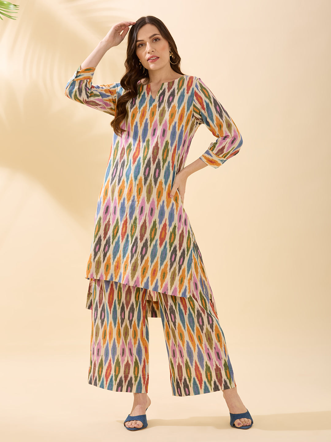 Candy Ikkat Coord Set