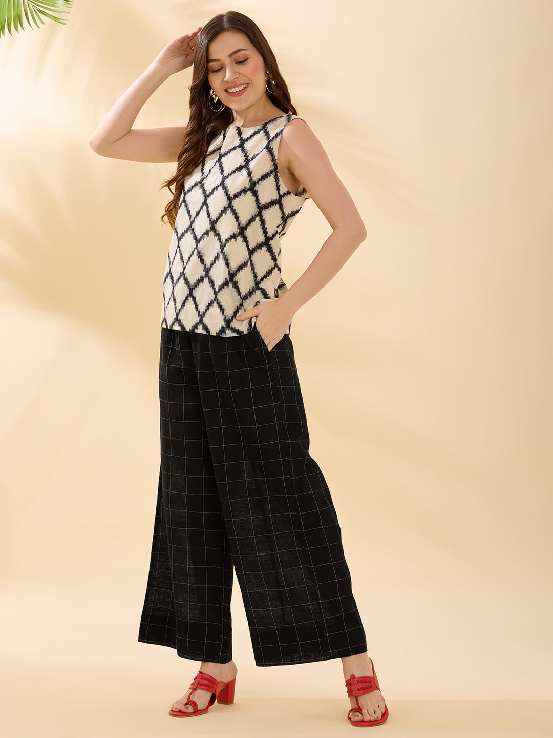 Monochrome Ikat Coord Set