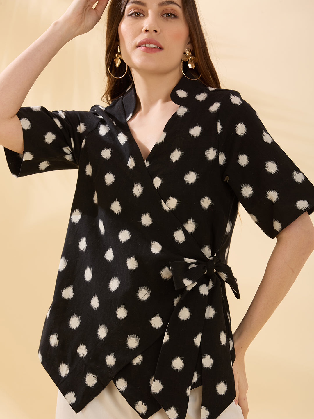 Polka Ikat Coord Set