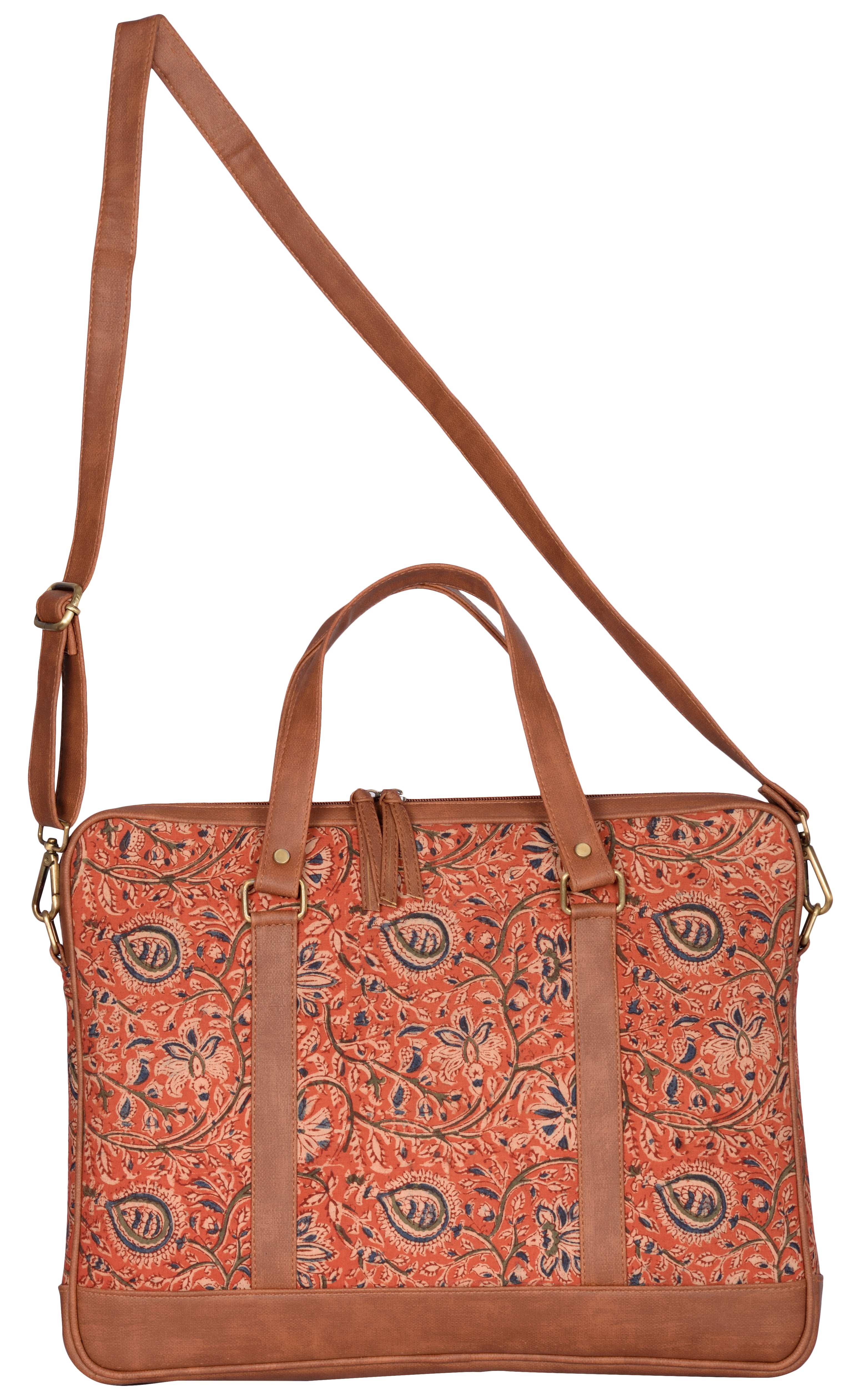 Andhra Hand Kalamkari Laptop Bag (13" to 15")