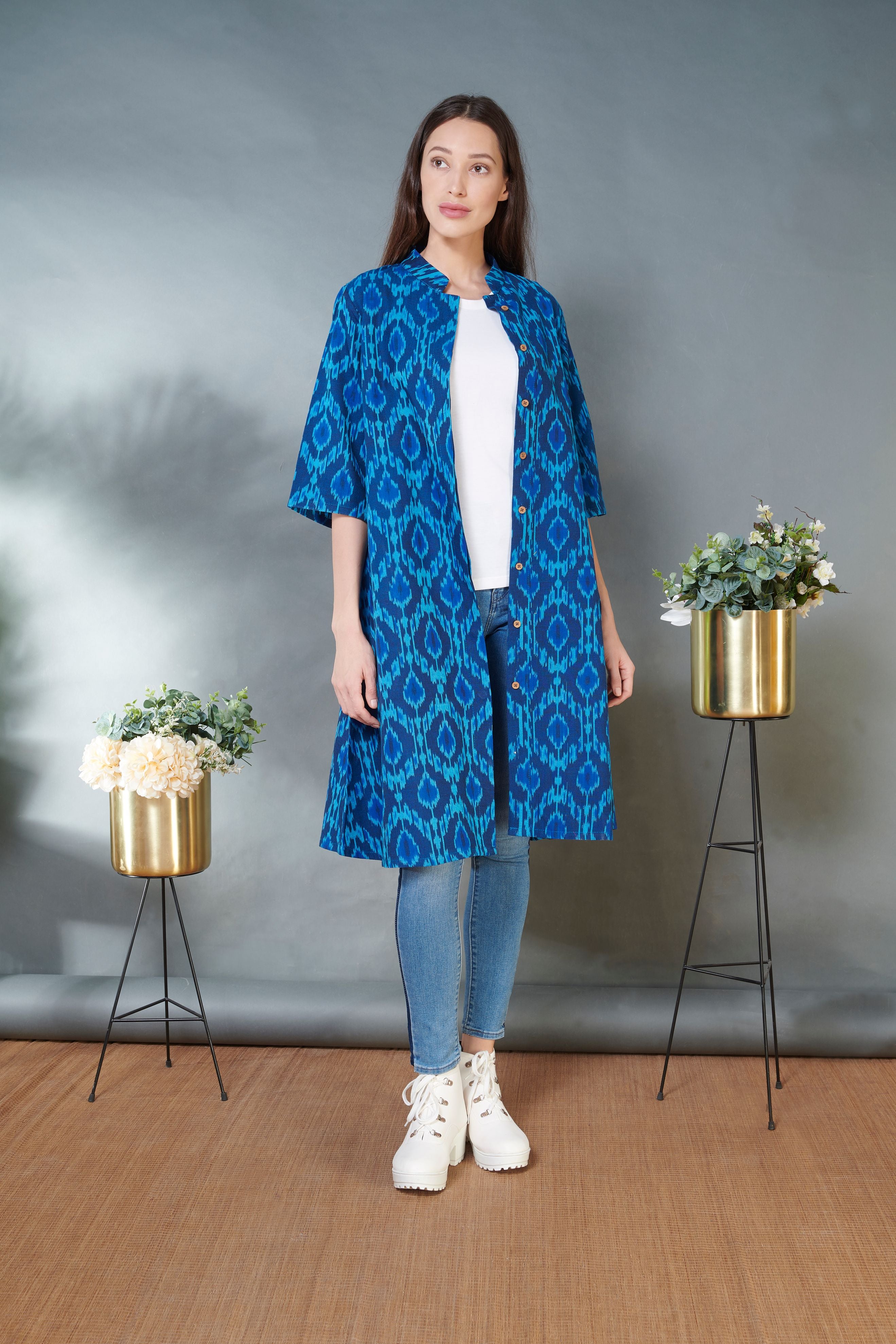 Ikat Jacket Dress