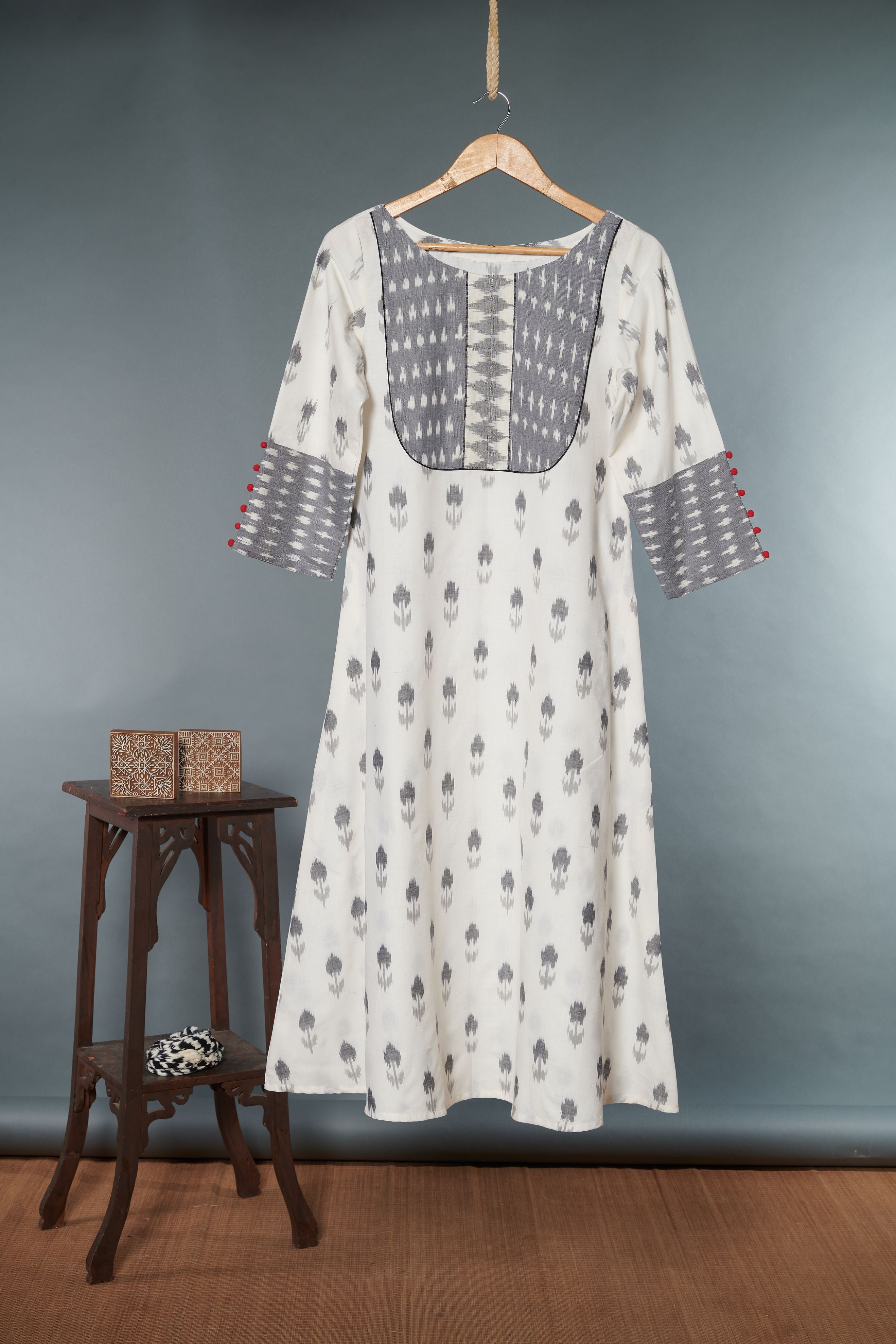 Ikat Cotton Kurta