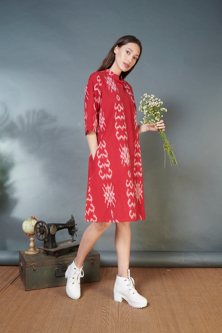 Ikat Jacket Dress