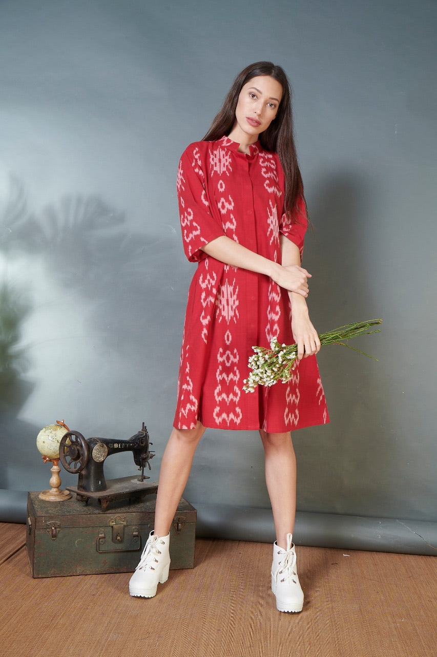 Ikat Jacket Dress